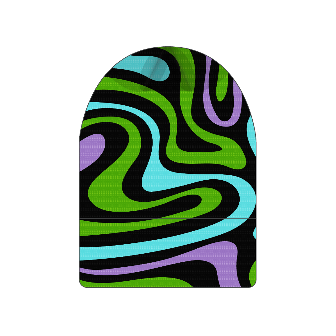Black Trippy Beanie