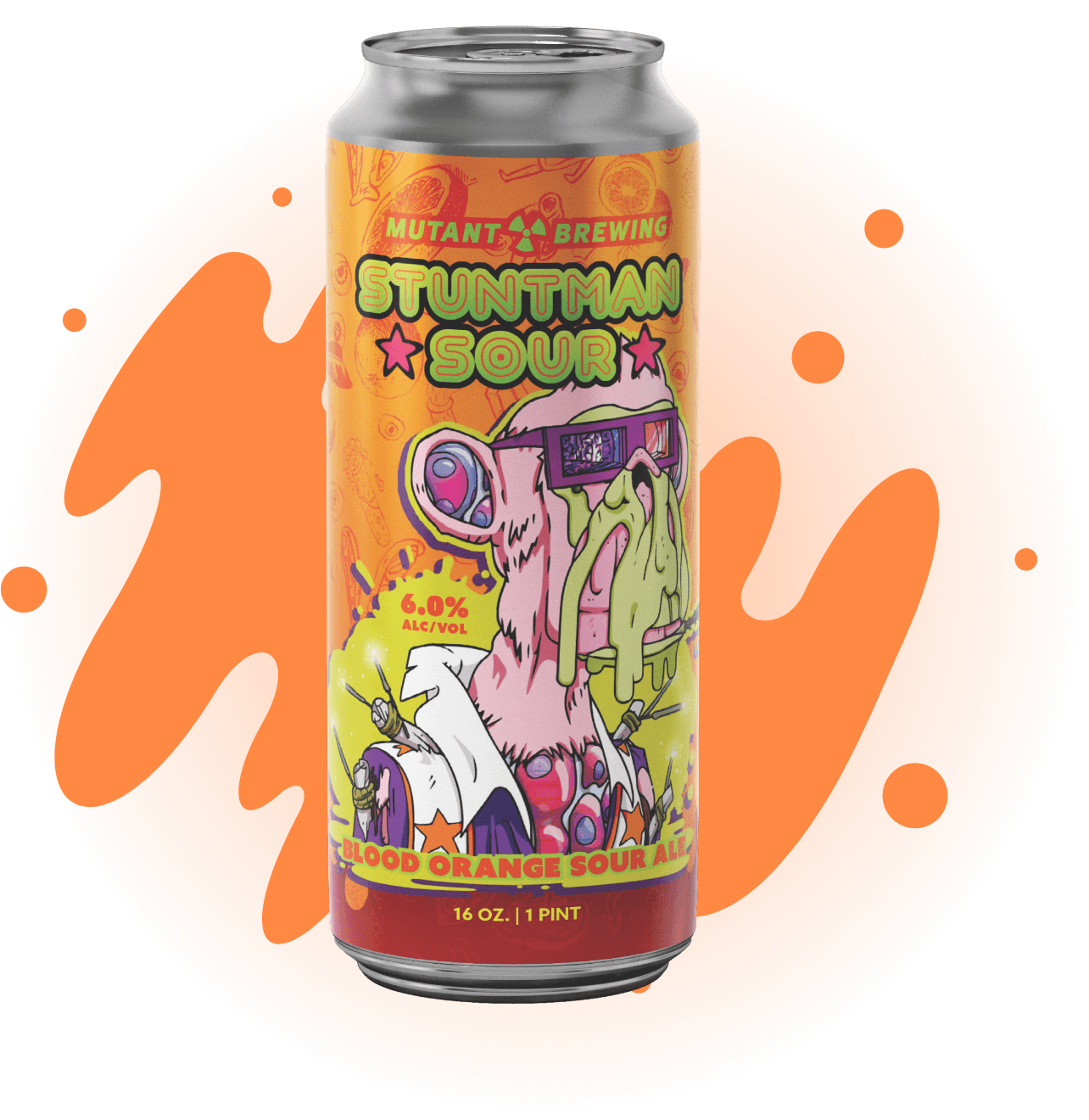 Stuntman Sour Blood Orange - 4 pack