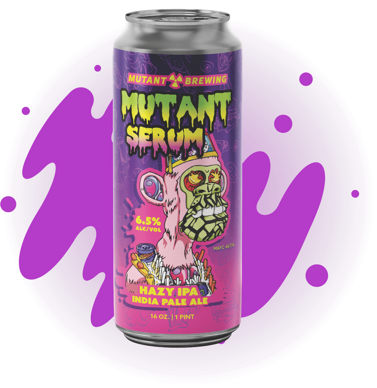 Mutant Serum Hazy IPA - 4 pack