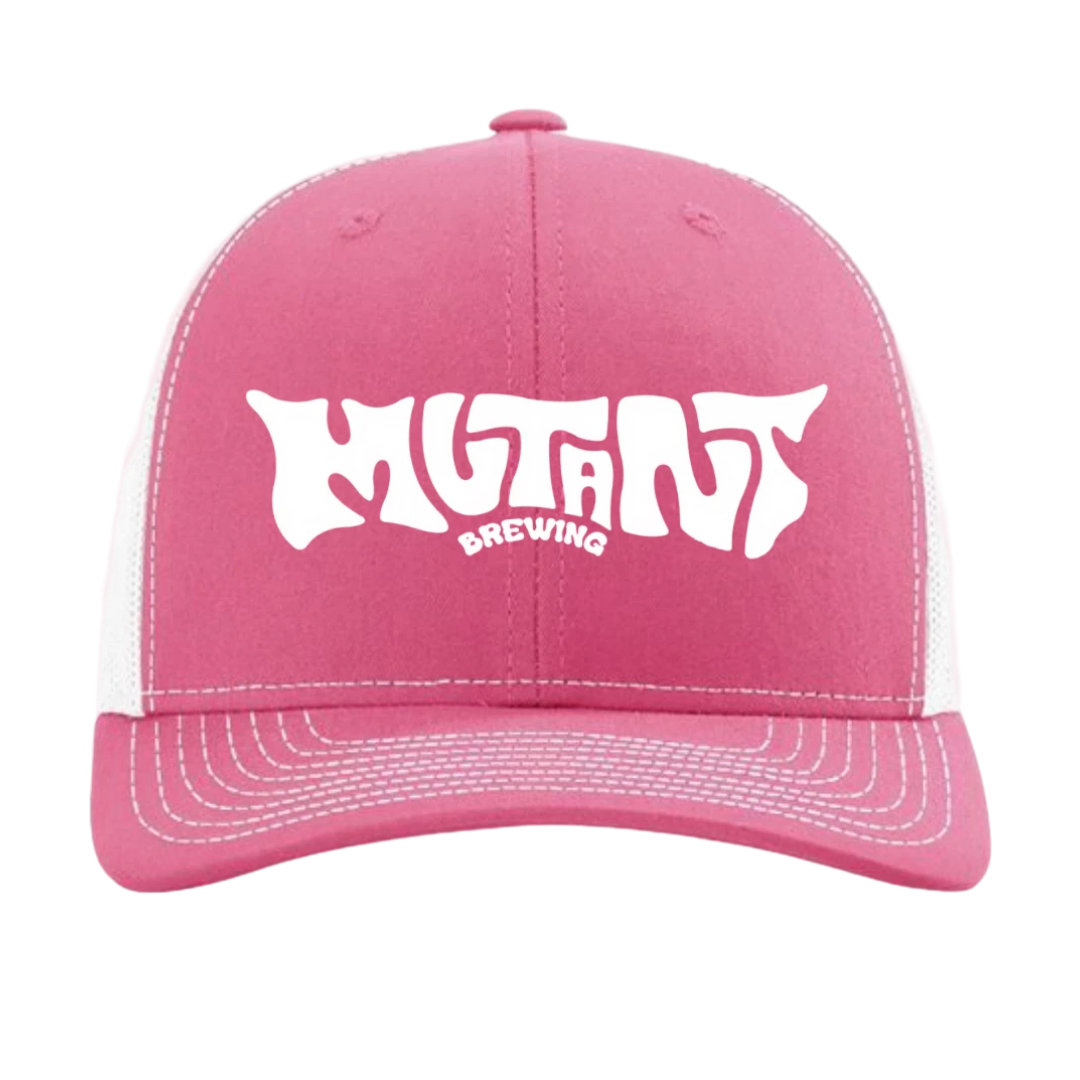 Trucker Hat - Pink & White