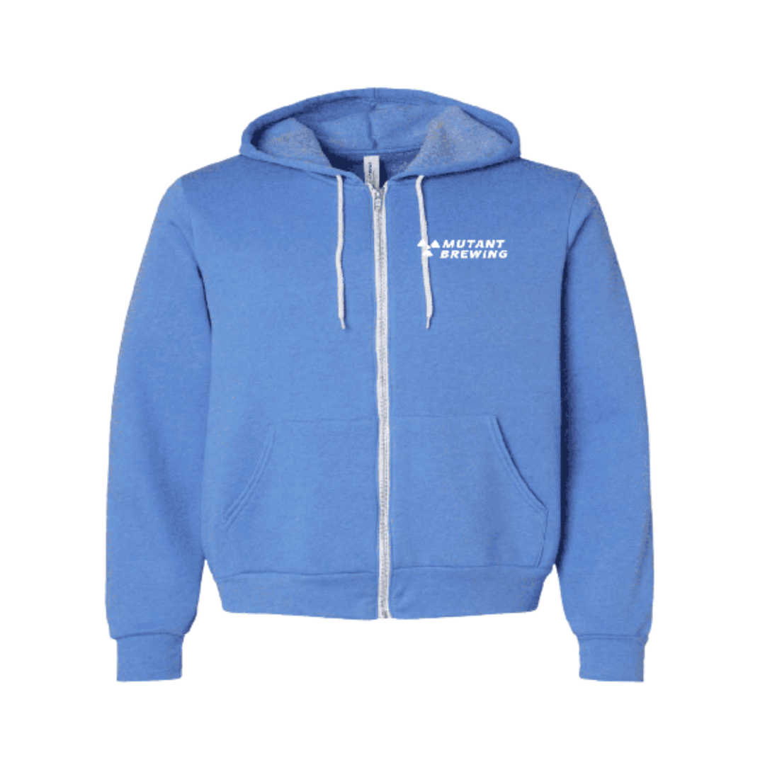 Zip Hoodie (Light Blue)