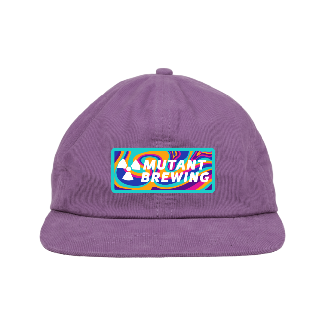 Trippy Snapback Hat - Purple