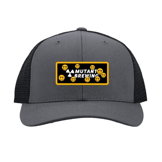 Smiley Trucker Hat - Gray