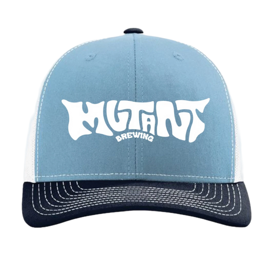 Trucker Hat - Light Blue & Navy