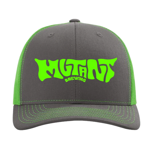Trucker Hat - Lime Green & Charcoal